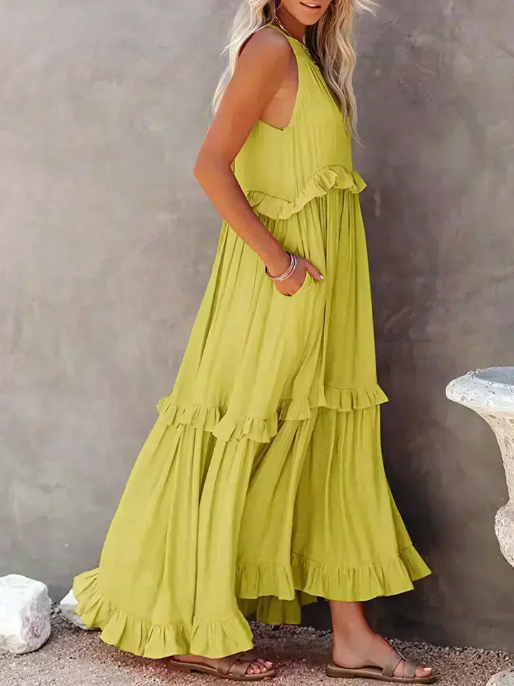 Aneta | Elegáns Ujjatlan Ruha