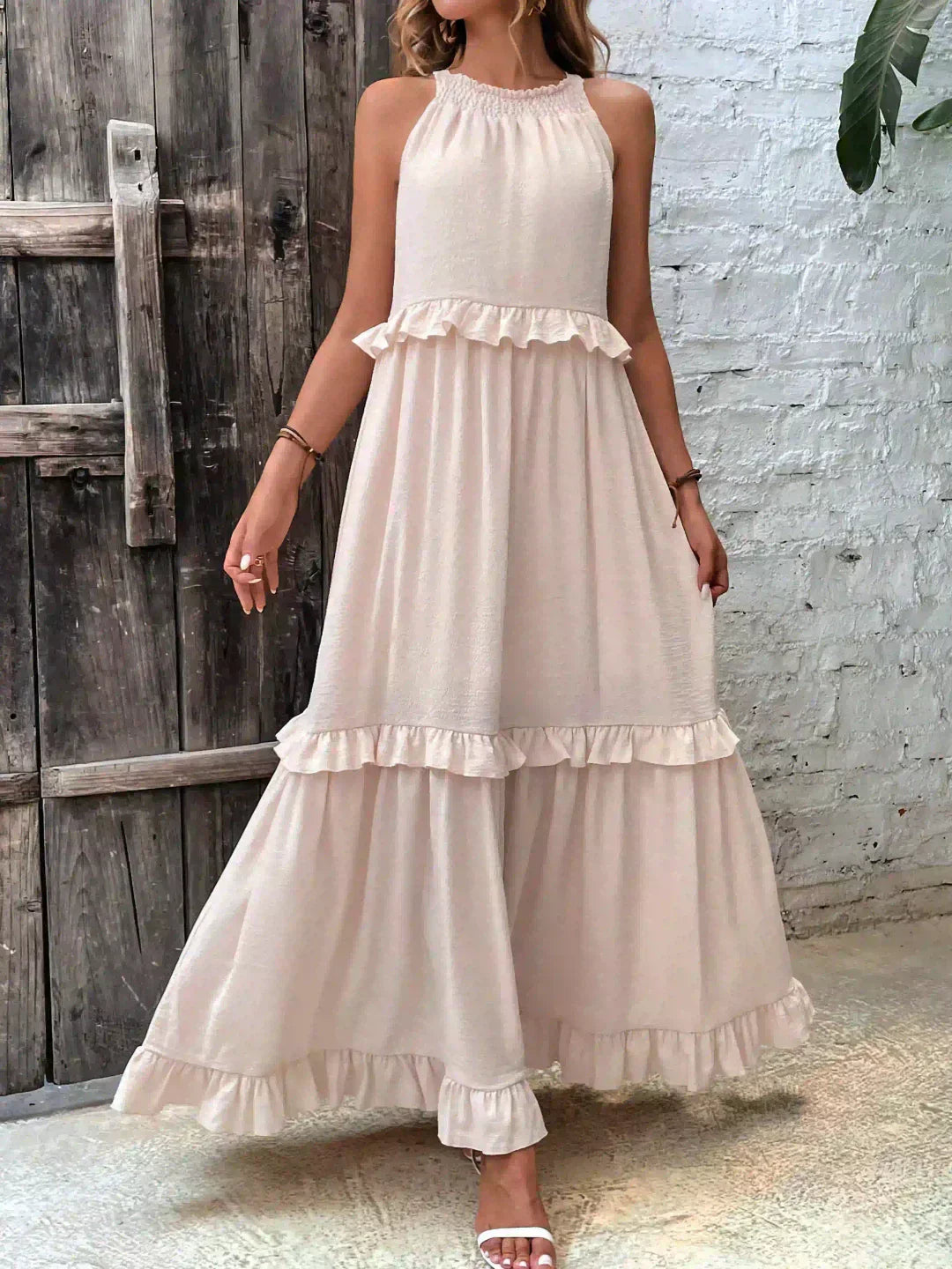 Aneta | Elegáns Ujjatlan Ruha