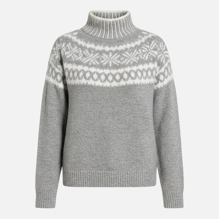 Rosalie | Prémium Gyapjú Nordic Pulóver